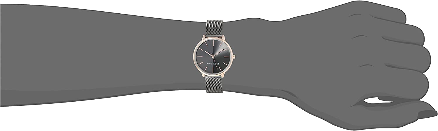 Nine West Women's Mesh Bracelet Watch - Image 6
